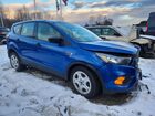 2018 Ford Escape S Синий vin: 1FMCU0F77JUB18929