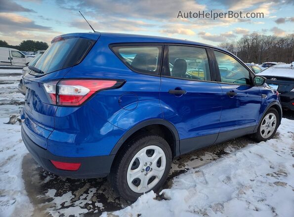 1FMCU0F77JUB18929 2018 FORD ESCAPE Синий Задняя правая четверть