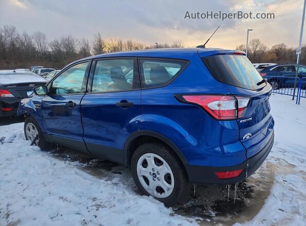 1FMCU0F77JUB18929 2018 FORD ESCAPE Синий Задняя левая четверть