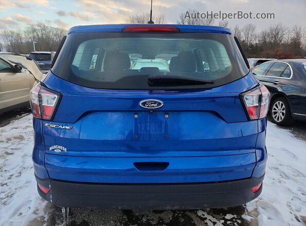 1FMCU0F77JUB18929 2018 FORD ESCAPE Синий Вид сзади