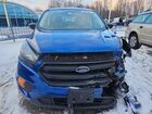 2018 Ford Escape S Синий vin: 1FMCU0F77JUB18929