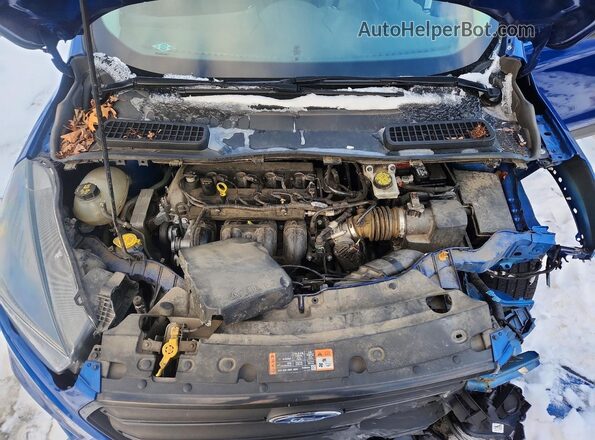 1FMCU0F77JUB18929 2018 FORD ESCAPE Синий Вид задней части салона