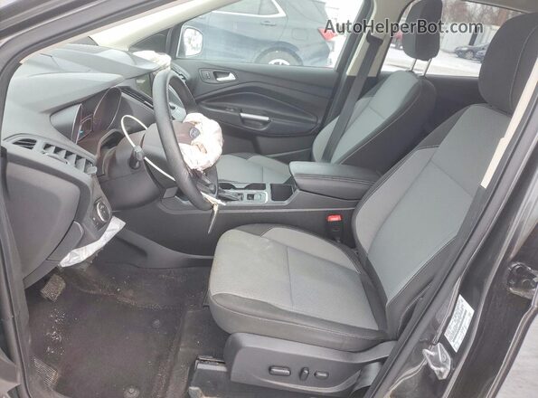 1FMCU0GD1KUB92577 2019 FORD ESCAPE Серый Вид салона спереди