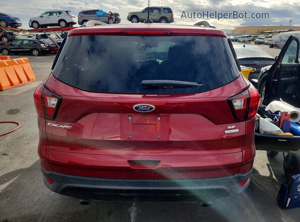 1FMCU0GD2KUB05205 2019 FORD ESCAPE Red Հետևի տեսք