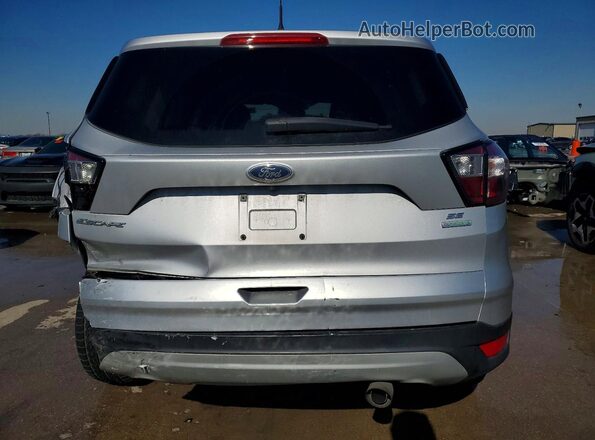 1FMCU0GD3JUD28142 2018 FORD ESCAPE Silver Rear view