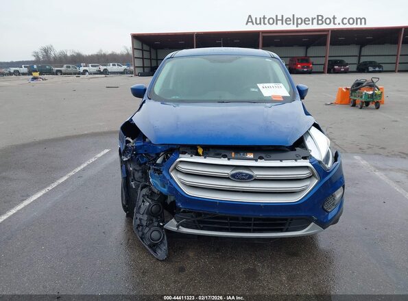 1FMCU0GD6KUA44053 2019 FORD ESCAPE Blue Instrument cluster view