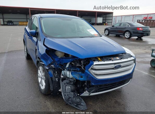 1FMCU0GD6KUA44053 2019 FORD ESCAPE Blue Front view