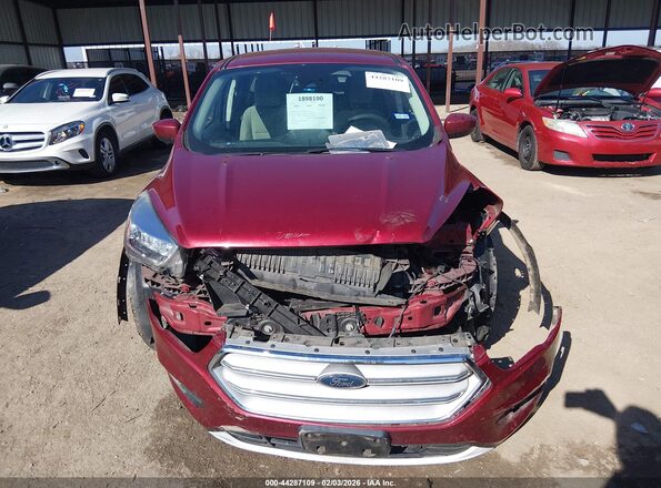 1FMCU0GD7KUB78084 2019 FORD ESCAPE Red ხელსაწყოთა პანელის ხედი
