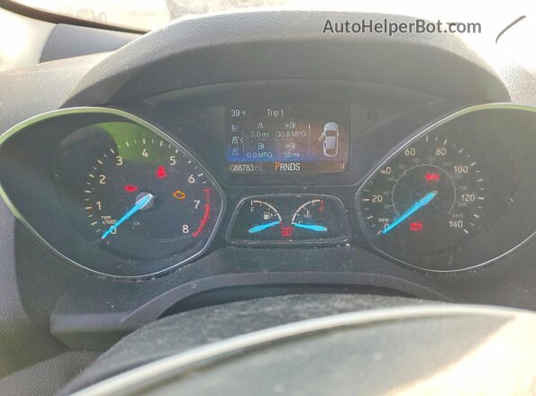 1FMCU0GD9KUA59615 2019 FORD ESCAPE Gray Rear seats view