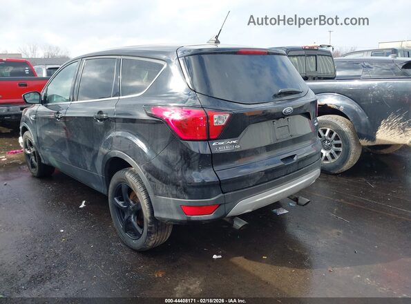 1FMCU0GDXKUB22706 2019 FORD ESCAPE Black Tył lewy