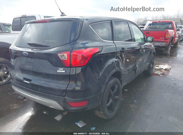 1FMCU0GDXKUB22706 2019 FORD ESCAPE Black Tył prawy