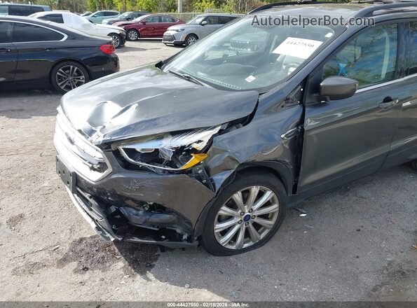 1FMCU0HD0KUB04794 2019 FORD ESCAPE Gray Widok z przodu