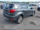 2019 Ford Escape Sel Gray vin: 1FMCU0HD0KUB04794