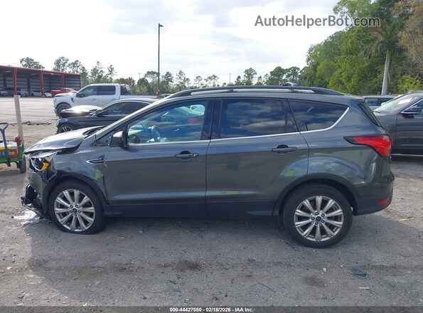 1FMCU0HD0KUB04794 2019 FORD ESCAPE Gray Widok wnętrza 360 stopni
