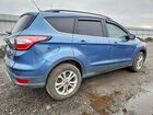 2018 Ford Escape Sel Синий vin: 1FMCU0HD8JUC45224