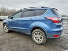 2018 Ford Escape Sel Синий vin: 1FMCU0HD8JUC45224