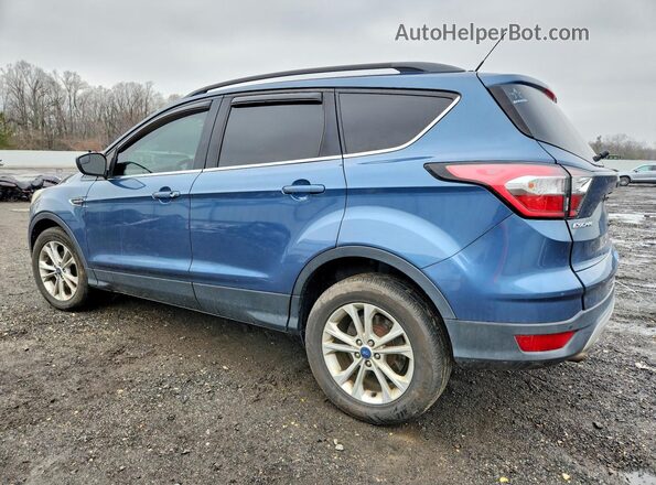 1FMCU0HD8JUC45224 2018 FORD ESCAPE Синий Задняя левая четверть