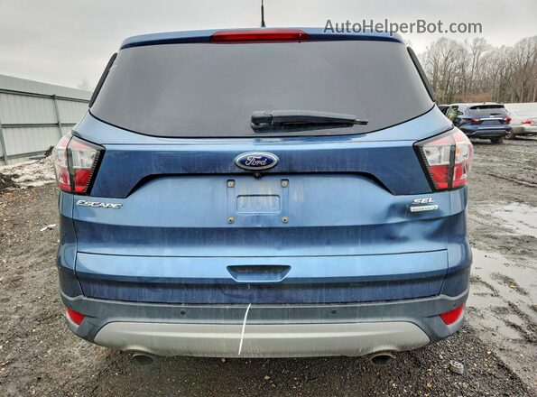 1FMCU0HD8JUC45224 2018 FORD ESCAPE Синий Вид сзади