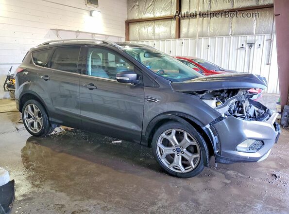 1FMCU0JD1HUE44216 2017 FORD ESCAPE Серый Передняя правая четверть