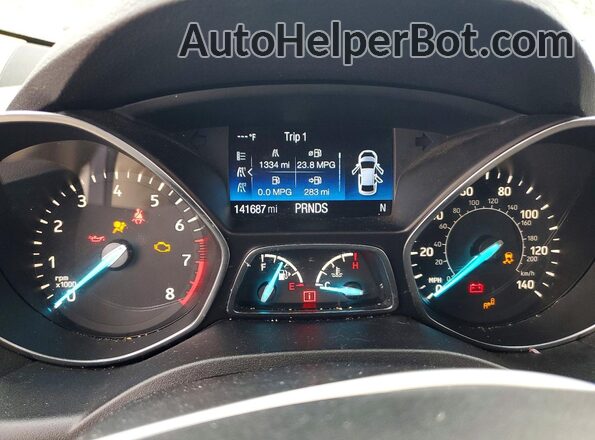 1FMCU0JD3HUE29104 2017 FORD ESCAPE Черный Вид щитка приборов
