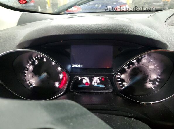 1FMCU9GD0KUC04609 2019 FORD ESCAPE Gray Widok zestawu wskaźników