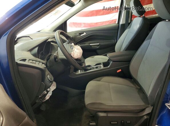 1FMCU9GD3KUA08681 2019 FORD ESCAPE Blue Front interior view