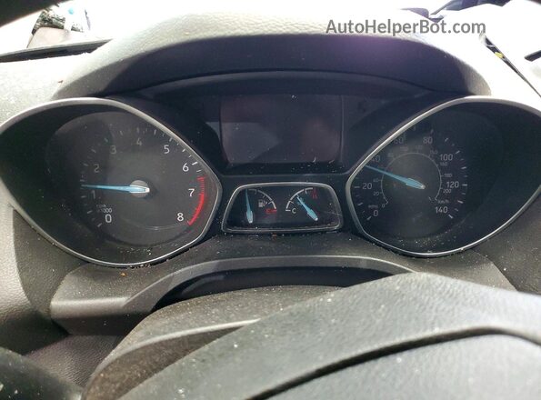 1FMCU9GD3KUA08681 2019 FORD ESCAPE Blue Instrument cluster view