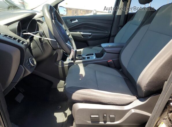 1FMCU9GD3KUB30201 2019 FORD ESCAPE Black Widok wnętrza z przodu