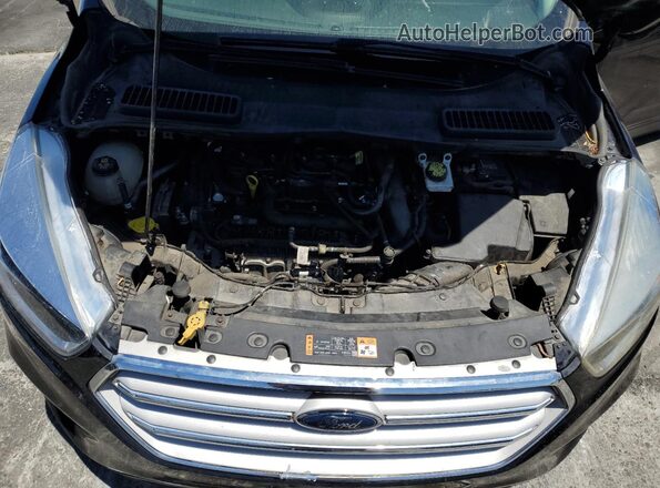 1FMCU9GD3KUB30201 2019 FORD ESCAPE Black Widok wnętrza z tyłu
