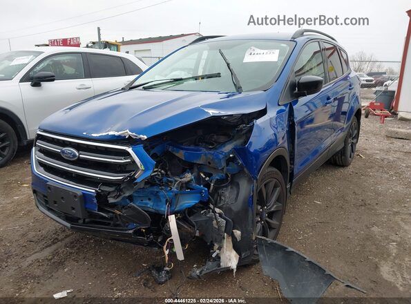1FMCU9GD9KUC42016 2019 FORD ESCAPE Синий Передняя левая четверть