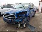 2019 Ford Escape Se Синий vin: 1FMCU9GD9KUC42016