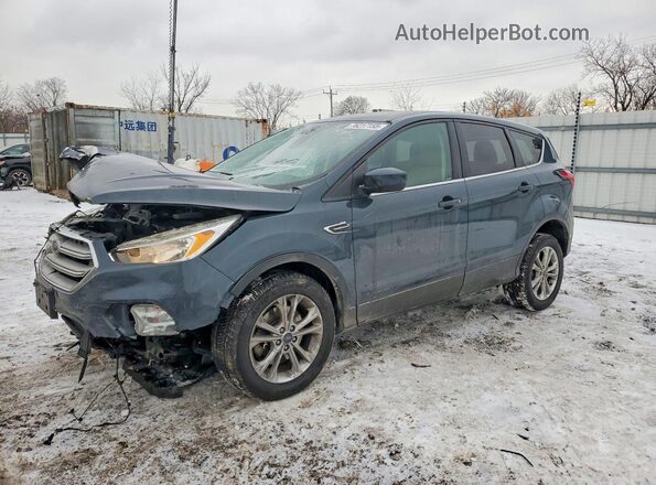 1FMCU9GDXKUB97572 2019 FORD ESCAPE Blue Front left