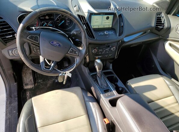1FMCU9HD3KUC00388 2019 FORD ESCAPE White Widok deski rozdzielczej