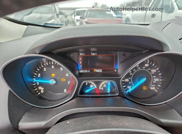 1FMCU9HDXKUA89340 2019 FORD ESCAPE Черный Вид щитка приборов