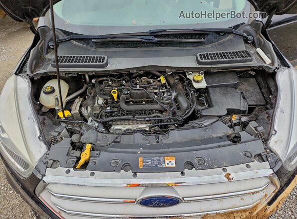 1FMCU9HDXKUA89340 2019 FORD ESCAPE Черный Вид подкапотного пространства
