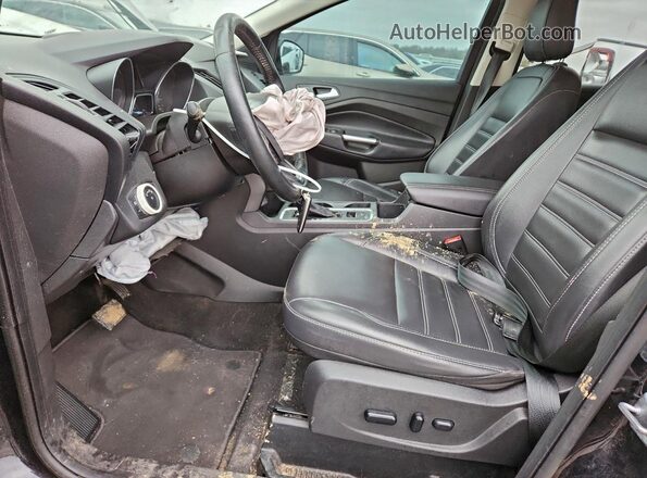 1FMCU9HDXKUA89340 2019 FORD ESCAPE Черный Вид салона спереди