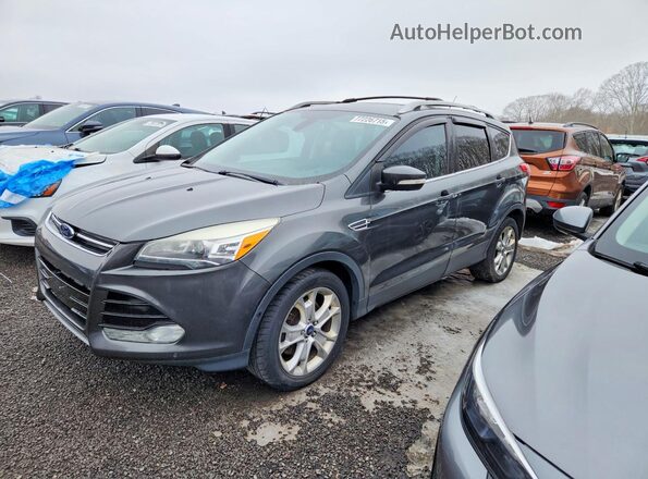 1FMCU9J93GUB85405 2016 FORD ESCAPE Gray წინა მარცხენა ხედი სამი მეოთხედიდან