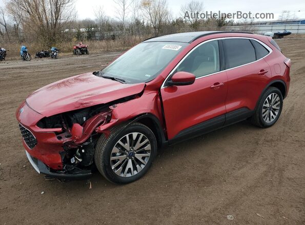 1FMCU9J97NUB86098 2022 FORD ESCAPE Красный Передняя левая четверть
