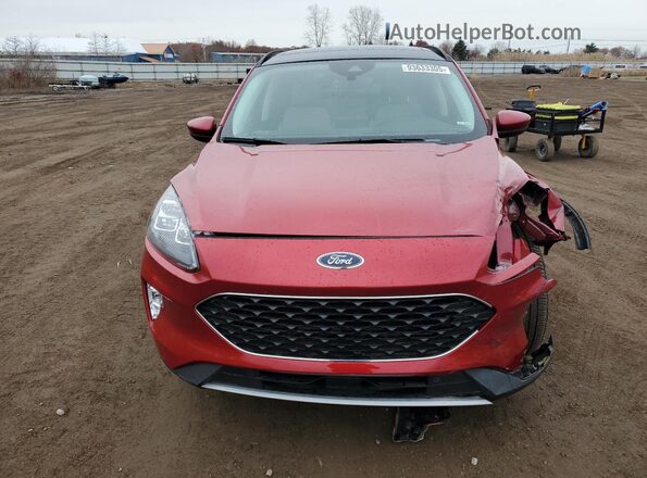 1FMCU9J97NUB86098 2022 FORD ESCAPE Красный Вид спереди