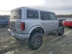 2022 Ford Bronco Base Silver vin: 1FMDE5DH8NLB02857