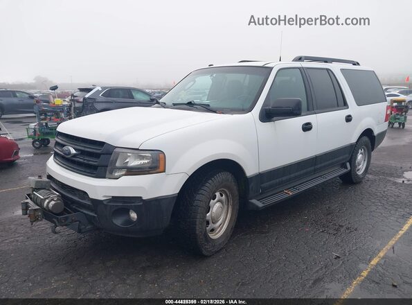 1FMJK1GT2GEF46571 2016 FORD EXPEDITION EL Белый Передняя левая четверть