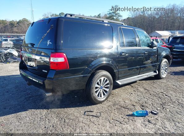 1FMJK1HT8HEA74778 2017 FORD EXPEDITION EL Черный Задняя правая четверть