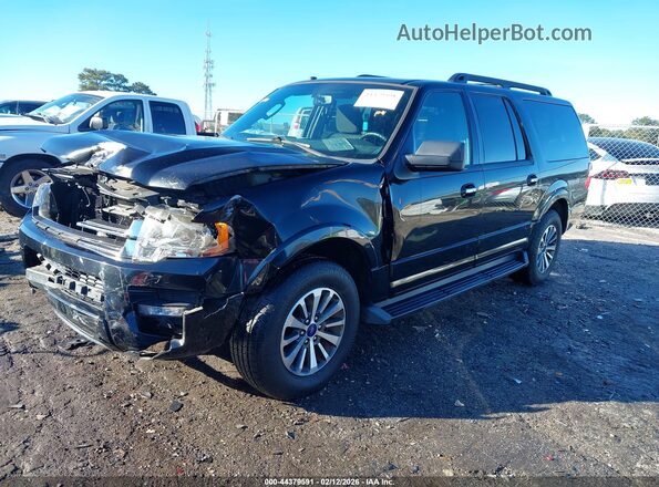 1FMJK1HT8HEA74778 2017 FORD EXPEDITION EL Черный Передняя левая четверть