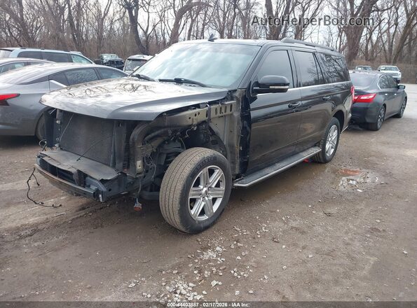 1FMJK1HT8JEA17731 2018 FORD EXPEDITION MAX Black Vista tres cuartos delantera izquierda