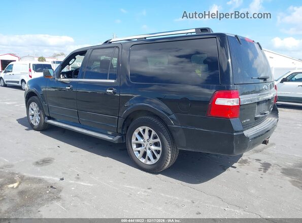 1FMJK1KT6GEF36634 2016 FORD EXPEDITION EL Черный Задняя левая четверть