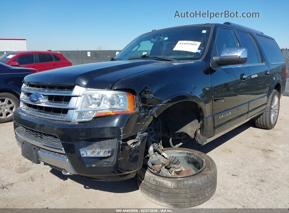 1FMJK1MT7HEA41616 2017 FORD EXPEDITION EL Черный Вид спереди