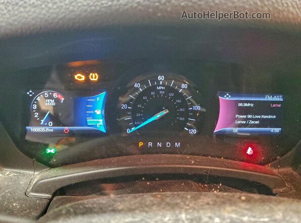 1FMJU1HT2GEF27009 2016 FORD EXPEDITION Black Вид щитка приладів