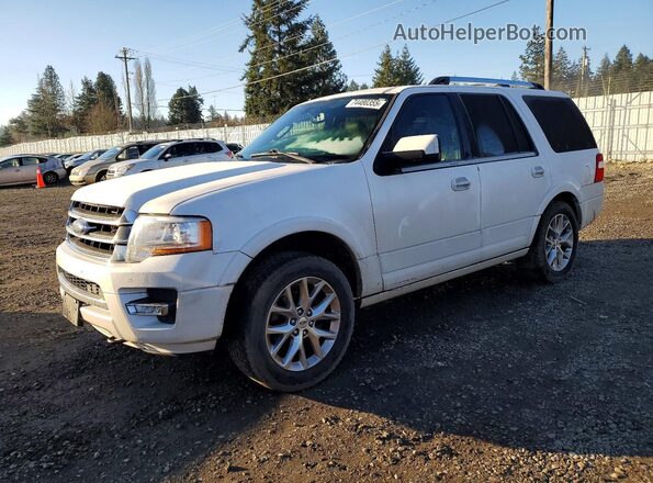 1FMJU2AT6HEA09583 2017 FORD EXPEDITION White Vista tres cuartos delantera izquierda