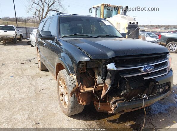 1FMJU2AT9HEA68160 2017 FORD EXPEDITION Black Przód prawy