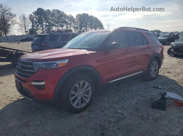 1FMSK7DH1PGC09045 2023 FORD FORD EXPLORER Red Vista tres cuartos delantera izquierda